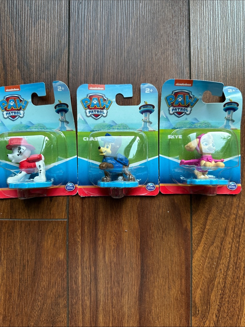 🐶🐶NWT Nickelodeon PAW Patrol Figure Trio - Pink, Blue & Red🐶🐶